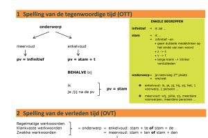 vervoegen werkwoord.